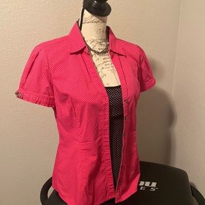 Express Short Sleeve Button Down Shirt